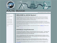 Tablet Screenshot of aiche-boston.org